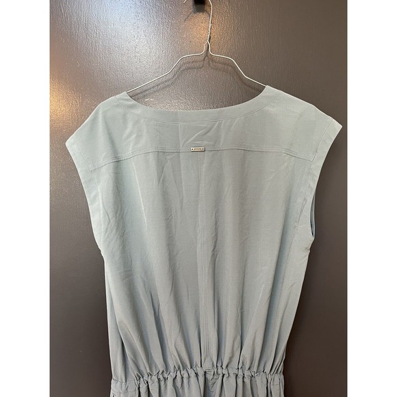 Prana Dress Women’s Medium Drawstring Waist Silky Adjustable Sleeveless - Picture 7 of 8